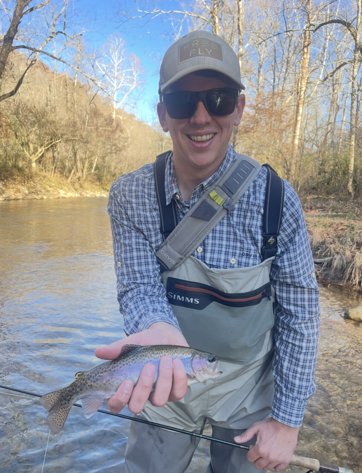 Andrew Cochran fishing